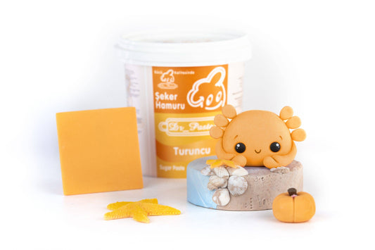 DR PASTE Şeker Hamuru turuncu 1kg