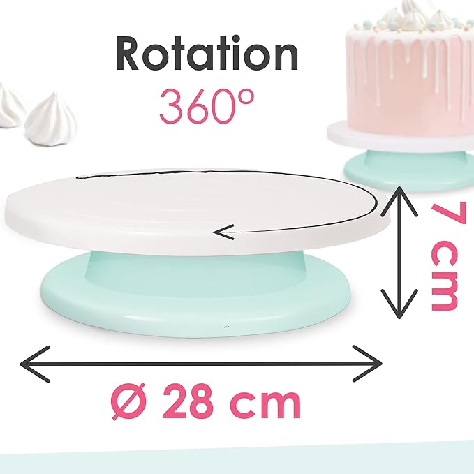 Drehbare Tortenplatte Ø28cm