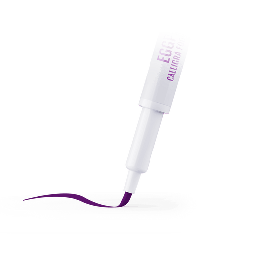 Fractal Calligra Brush Pen Aubergine 1,3g - Lebensmittelfarbstift