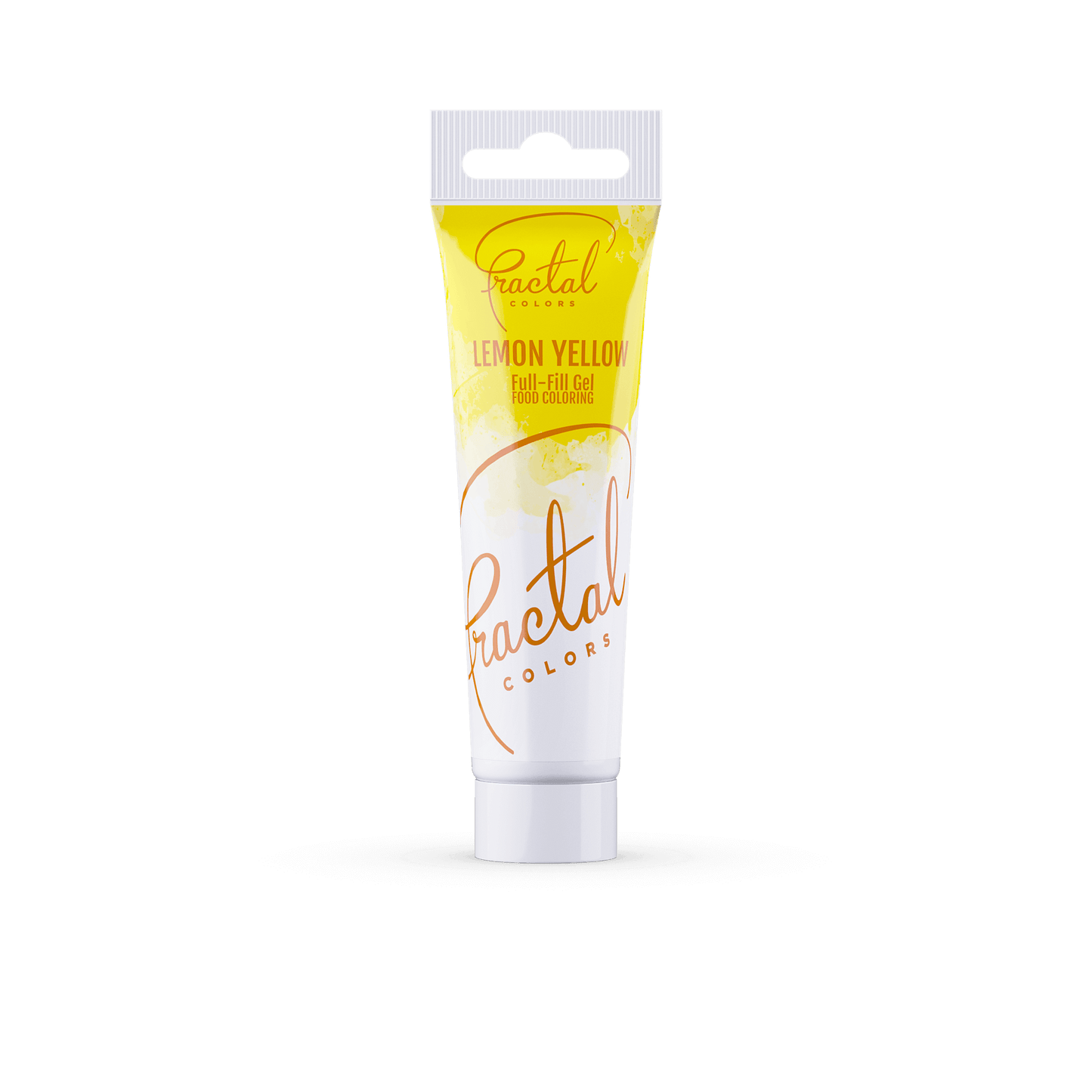 Fractal Lebensmittelgelfarbe zitronengelb 30g