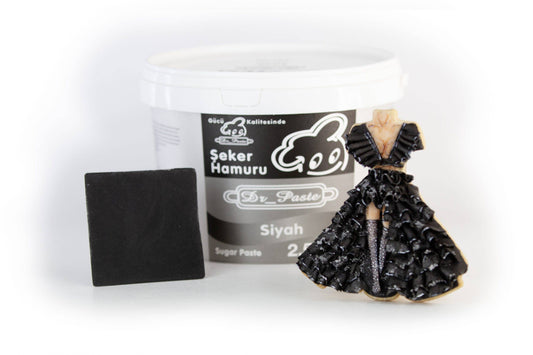 DR PASTE Şeker Hamuru siyah 2.5kg